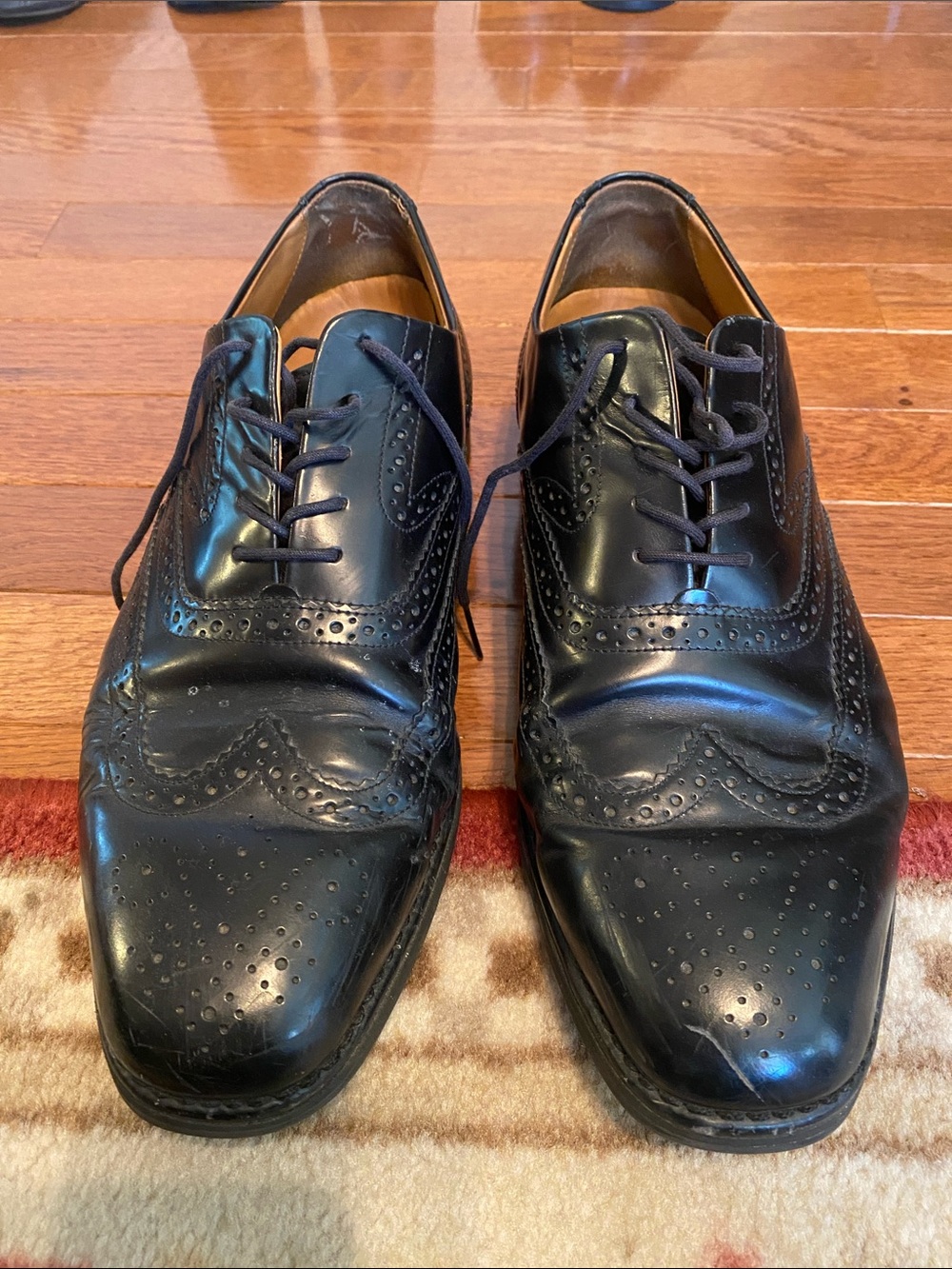 Rockports (Dresports) MENS Black Leather Dress shoe